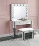 ACME Furniture Noralie Mirrored Accent Mirror with Faux Diamonds-1