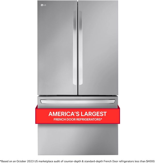 LG 36" 31.7 Cu. Ft. PrintProof™ Stainless Steel MAX™ French Door Refrigerator -2