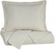 Signature Design by Ashley® Raleda Buff King Coverlet Set-0