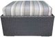 CabanaCoast® Customizable Chorus Wicker Outdoor Lounge Ottoman-1