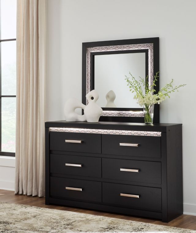 Signature Design by Ashley® Brizmore Black Bedroom Mirror-1