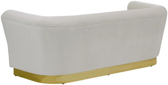 Meridian Furniture Bellini Cream Velvet Sofa-2
