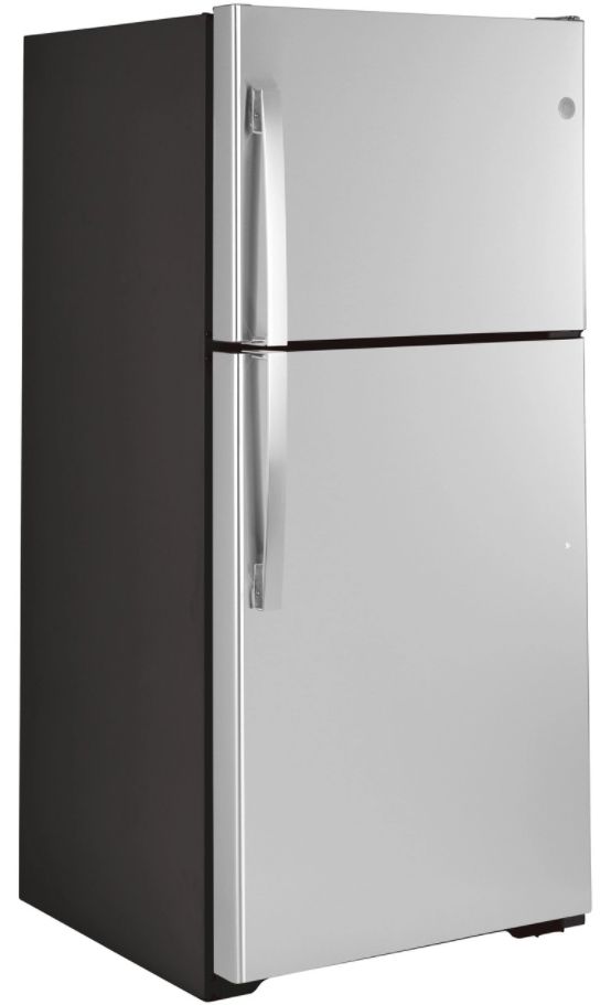 GE® 33 in. 21.9 Cu. Ft. Fingerprint Resistant Stainless Steel Top Freezer Refrigerator-3