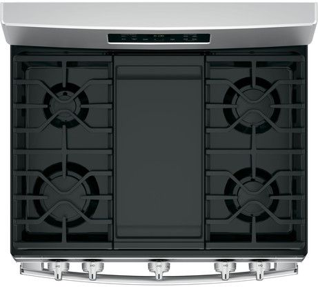 GE® 30" Stainless Steel Freestanding Natural Gas Range-3
