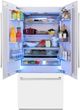 ZLINE 36" 19.6 Cu. Ft. White Matte Built-In French Door Refrigerator-3