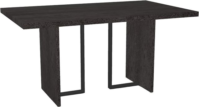 Amisco Customizable Zoel Thermo Fused Laminate Rectangular Dining Table Top with Metal Base-0