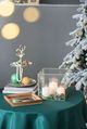 A & B Home Brown/Clear/Gold Glass Dome-4