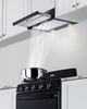 Summit® 20” Black Ductless Retractable Under Cabinet Range Hood-1
