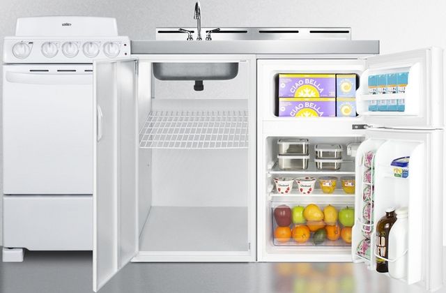 Summit® 60" White All-In-One Kitchenette-3
