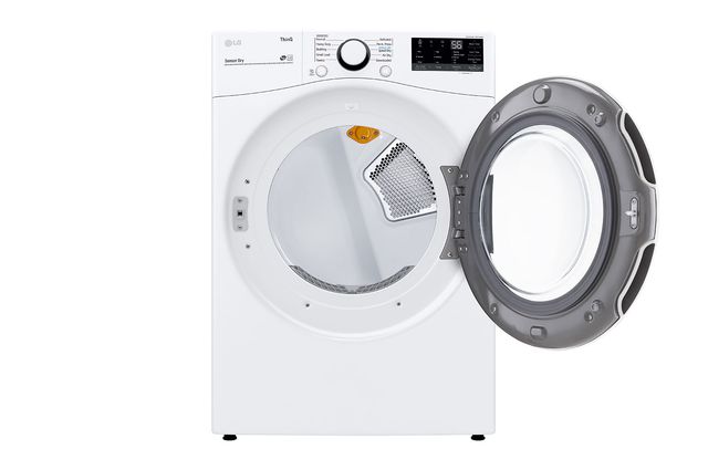 LG 7.4 Cu. Ft. White Front Load Electric Dryer-1