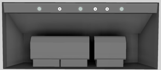 Vent-A-Hood® 54" Gunsmoke Wall Mounted Liner Insert-2