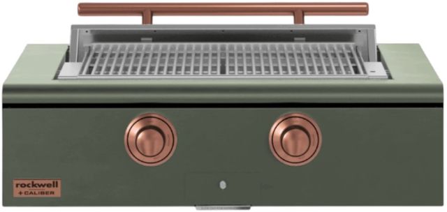 Caliber™ Rockwell 2-Burner Olive Built-In Natural Gas Grill with Copper Hardware-0