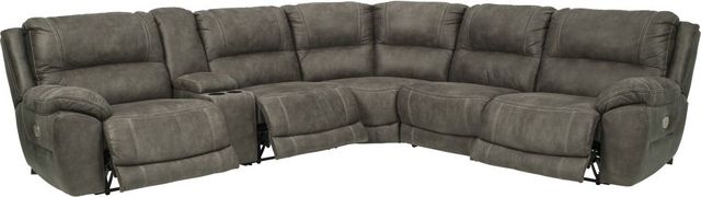 Signature Design by Ashley® Cranedall 6-Piece Quarry Power Reclining Sectional-1