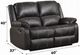 ACME Furniture Zuriel Black Manual Reclining Loveseat-2