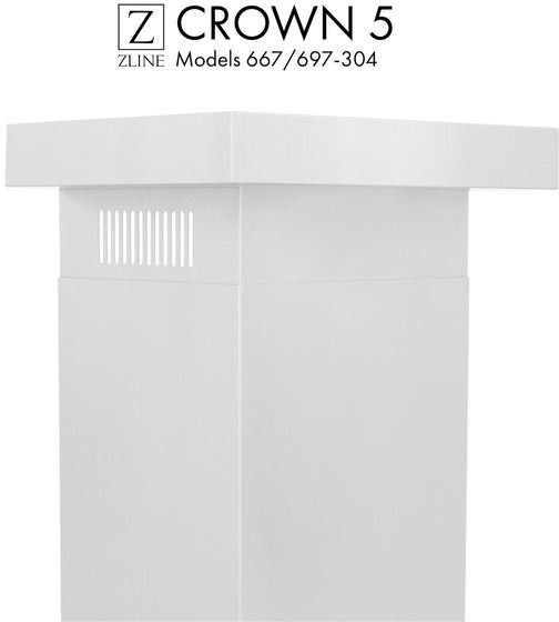 ZLINE Stainless Steel Crown Molding-3