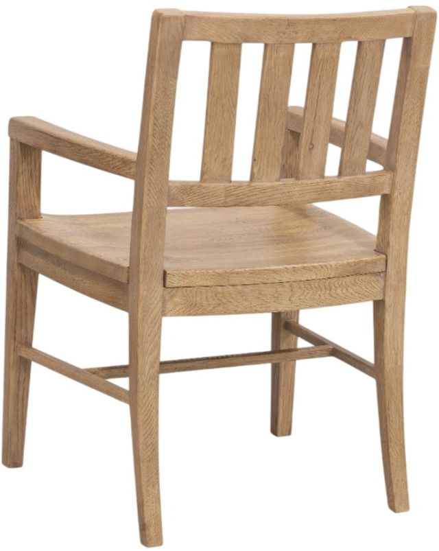 Hooker® Furniture Driftwood Buckboard Splatback Dining Arm Chair-2
