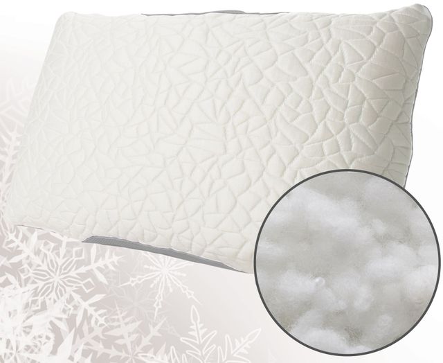 Protect-A-Bed® Therm-A-Sleep® White Snow Classic Queen Pillow-4