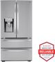 LG 36 in. 22.0 Cu. Ft. Print Proof Stainless Steel Counter Depth French Door Refrigerator-1