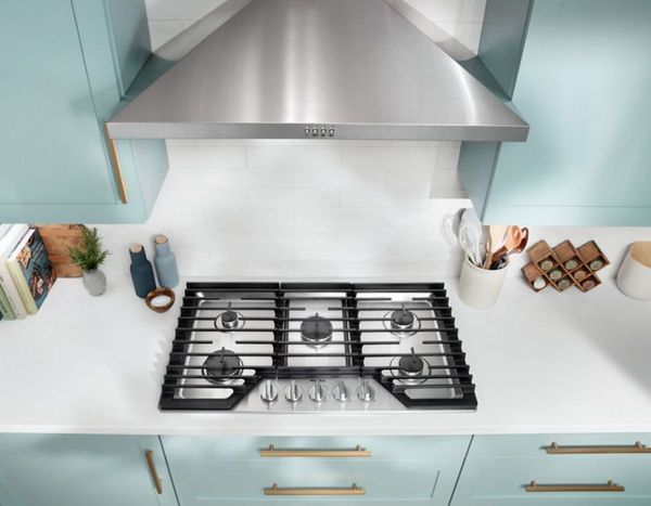 Whirlpool 36" Stainless Steel Gas Cooktop