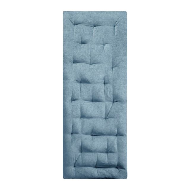 Olliix by Intelligent Design Aqua Edelia Poly Chenille Lounge Floor Pillow Cushion-0