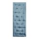 Olliix by Intelligent Design Aqua Edelia Poly Chenille Lounge Floor Pillow Cushion-0