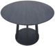 Nest Home Collections Ava Matte Black 78" Oval Dining Table-4