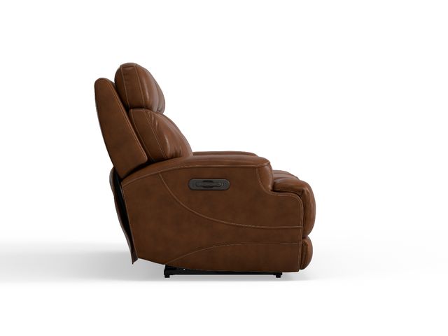 Honey Triple Power Leather Sofa-3