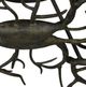Currey & Company Rainforest Rustic Bronze Semi-Flush Lighting-5