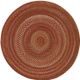 Capel Rugs Homecoming Rosewood Red 8'6" Round Rug-0