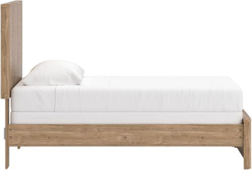 Signature Design by Ashley® Gramburg Warm Natural Brown Youth Twin Panel Bed-3