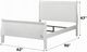 ACME Furniture Louis Philippe White Queen Sleigh Bed-2