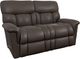 La-Z-Boy® Mateo Chocolate Leather Manual Wall Reclining Loveseat-0