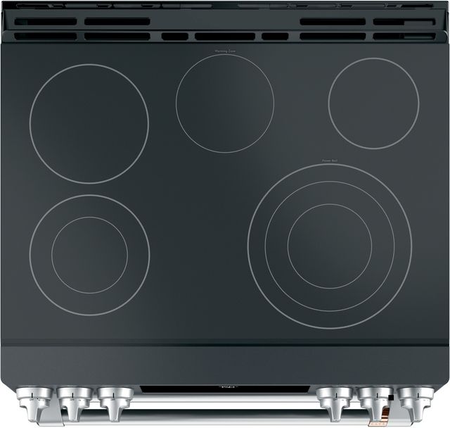 Café™ 30" Matte Black Slide In Double Oven Electric Range-3