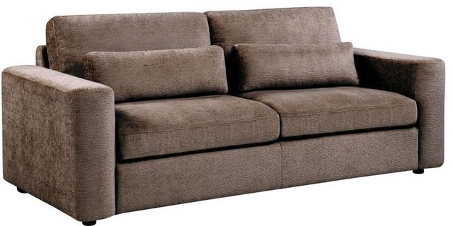 Coaster® Amador Chocolate Upholstered Track Arm Sofa-0