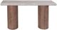 International Furniture Direct Sahara Brown Caramel/Light Cream Sofa Table-0