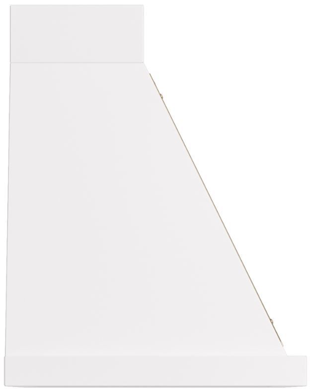 Ilve® Nostalgie II Noblesse 30" White Wall Mounted Range Hood with Noblesse Frame-2