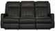 La-Z-Boy® Finley Onyx Leather Power Wall Reclining Sofa with Headrest and Lumbar-1