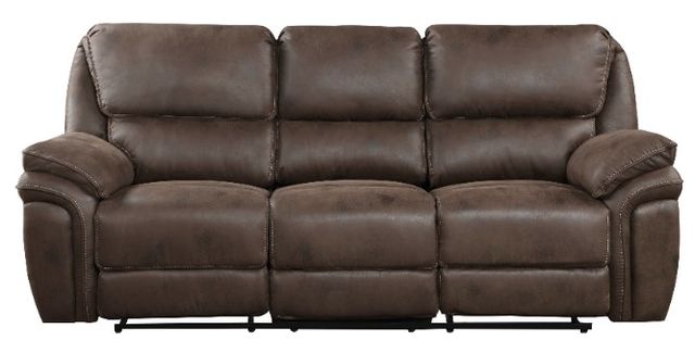 Homelegance® Proctor Brown Double Reclining Sofa-2