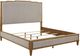 Signature Design by Ashley® Sharlance Gray/Light Brown California King Upholstered Panel Bed-3