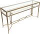 Magnussen Home® Lorena Burnished Brass Rectangular Sofa Table-3