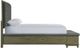 Elements International Jolene Grey Queen Upholstered Panel Bed-2