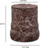 TOV Furniture Cilla Red Concrete/Faux Levanto Marble Indoor/Outdoor Side Table-1