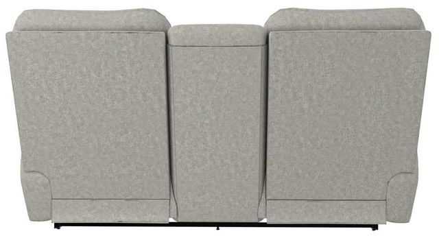 La-Z-Boy® Trouper Dove Power Reclining Loveseat with Console, Headrest, and Lumbar-3