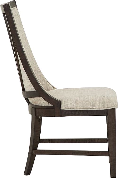 Magnussen Home® Westley Falls 2-Piece Baja Fog/Graphite Upholstered Host Side Chair Set-2