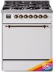 Ilve® Nostalgie II Series 30" Custom RAL Colors Pro Style Dual Fuel Range-0