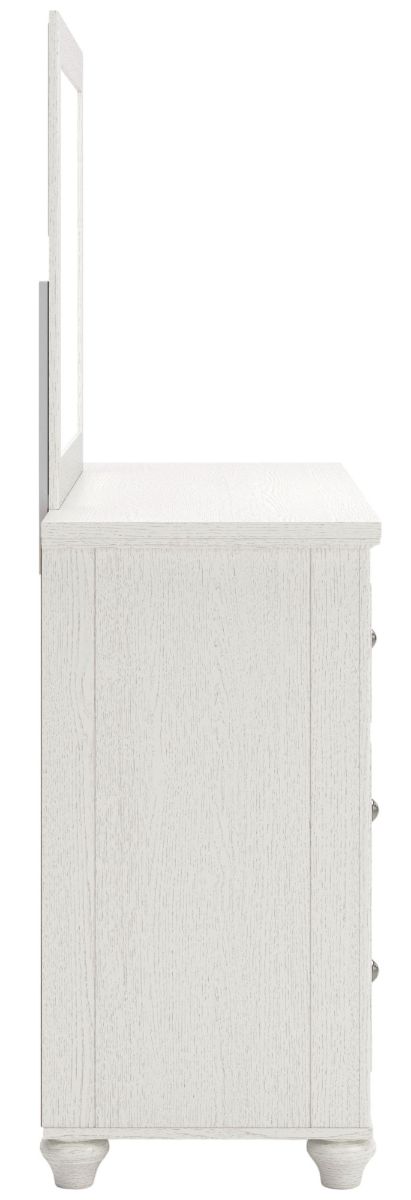 Signature Design by Ashley® Grantoni White Dresser and Mirror Set-4