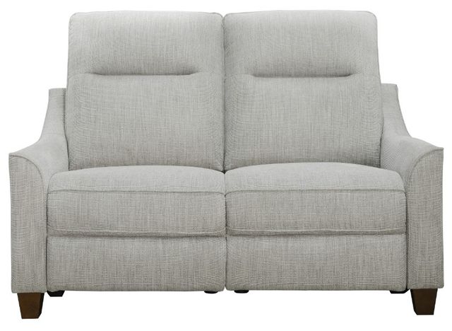 Parker House® Madison Pisces Muslin Power Reclining Loveseat-1