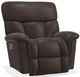 La-Z-Boy® Mateo Chocolate Leather Power Wall Recliner with Headrest-0