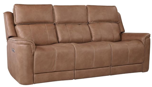 Corinthian Furniture Cason Peanut Power Reclining Sofa with Power Headrest, Lumbar and Dropdown iTable-0