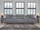 Signature Design by Ashley® Modmax II 5-Piece Pepper/Salt Power Reclining Small Spaced Sectional with Console Storage-1